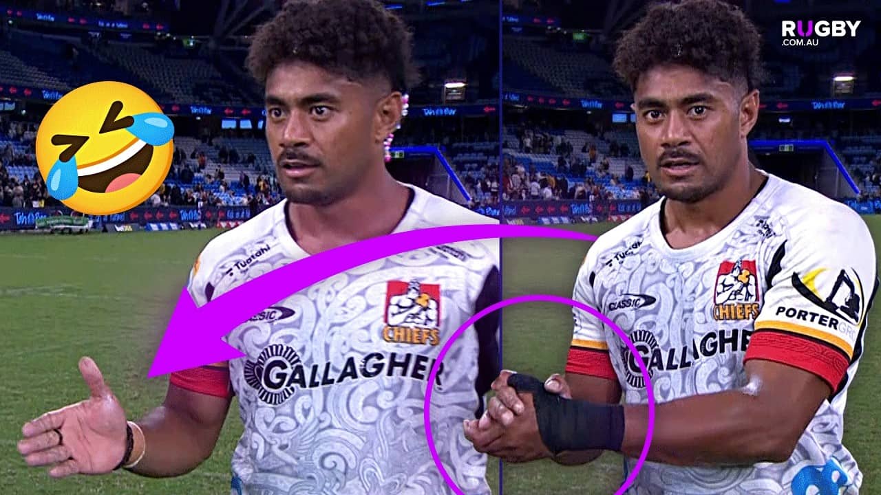 The funniest handshake FAILS on live rugby broadcasts | Between Two Posts