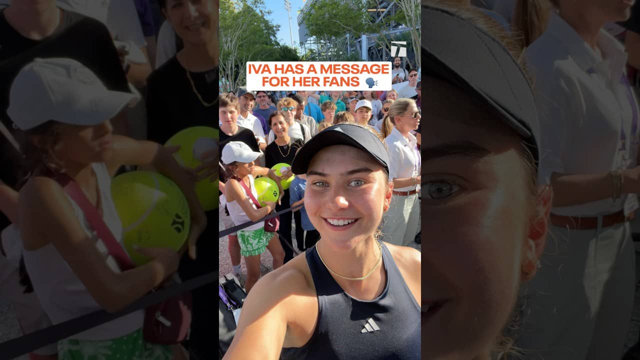 Feeling the love in Charleston 💜 #ivajovic #charleston #tennis #fans #support #jovic