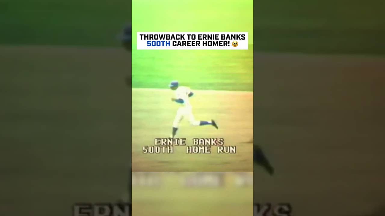 56 Years Ago TODAY Ernie Banks 500th Career Homer! 🥹