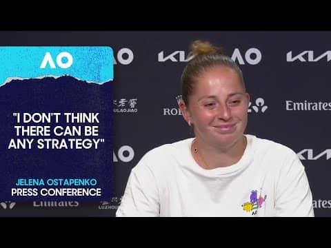 Jelena Ostapenko Press Conference in Italiano | Australian Open 2026 First Round