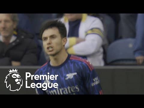 Martin Zubimendi heads Arsenal 1-0 ahead of Leeds United | Premier League | NBC Sports