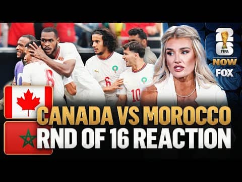 MOROCCO IS QUARTERFINALS BOUND 🇲🇦👀 Instant Reaction to Morocco's 3-0 shoutout win vs Canada ⚽️
