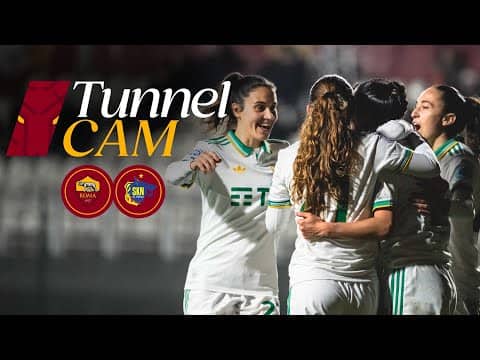 BEHIND THE SCENES | ROMA 6-1 ST. POLTEN | AS Roma Women Tunnel Cam 2025-26
