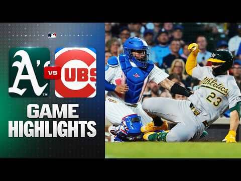 A's vs. Cubs Game Highlights (6/4/26) | MLB Highlights