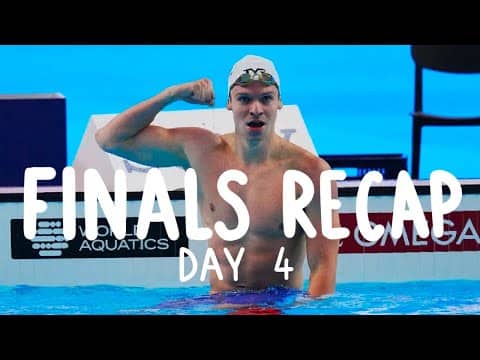 Leon Marchand Crushes the 200 IM World Record | Night 4 Finals Recap | World Championships 2025