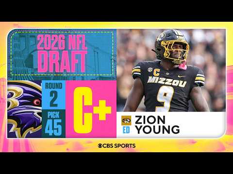 Ravens select Zion Young in Second Round | 2026 NFL Draft Grades & Reaction