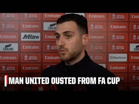 Diogo Dalot is ‘very disappointed’ after Man United’s FA Cup vs. Brighton | ESPN FC