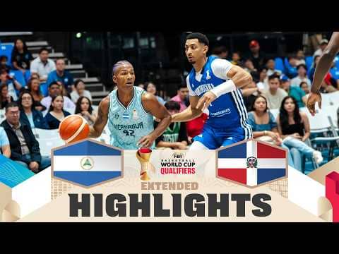NCA 🇳🇮 v DOM 🇩🇴 | Extended Highlights | FIBA Basketball World Cup 2027 Americas Qualifiers