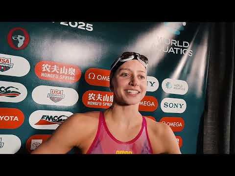 Kate Douglass on 100 Free WR: "I came in with a mission"