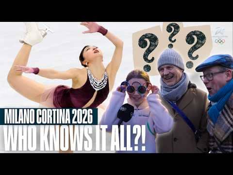The Ultimate Figure Skating Quiz at the Milano Ice Skating Arena 📋❓ #MilanoCortina2026
