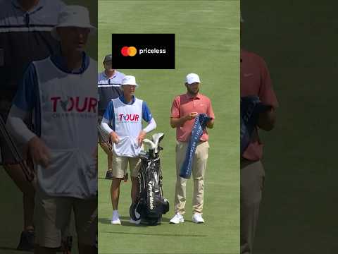 We went #BeyondTheRopes with Scottie Scheffler and caddie Ted Scott at East Lake. @Mastercard