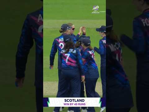 First-ever win at Women's #T20WorldCup for Scotland 🏴󠁧󠁢󠁳󠁣󠁴󠁿