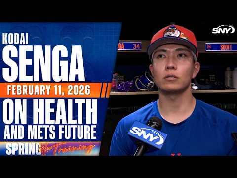 Mets pitcher Kodai Senga talks staying healthy and proving himself