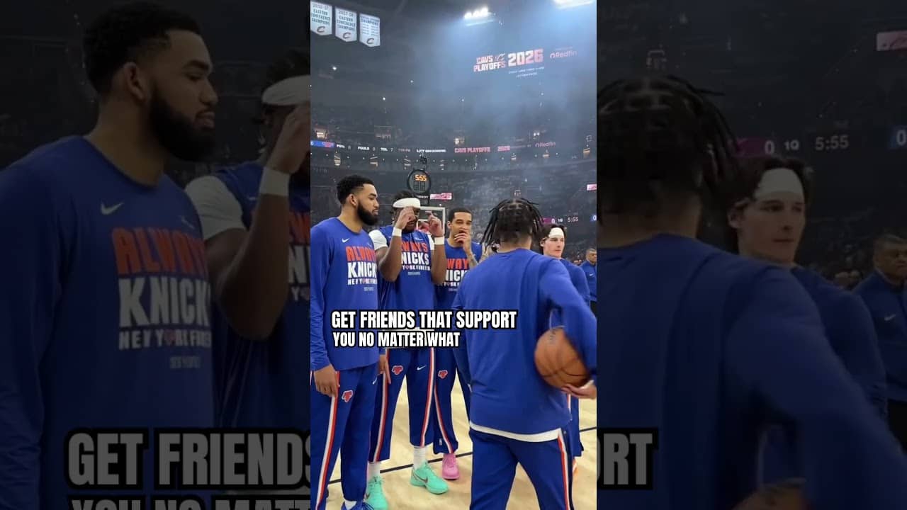 brotherly love for cap 🫡 #nba #nyknicks #nbaplayoffs