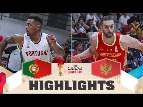 Portugal 🇵🇹 v Montenegro 🇲🇪 | Highlights | FIBA Basketball World Cup 2027 European Qualifiers