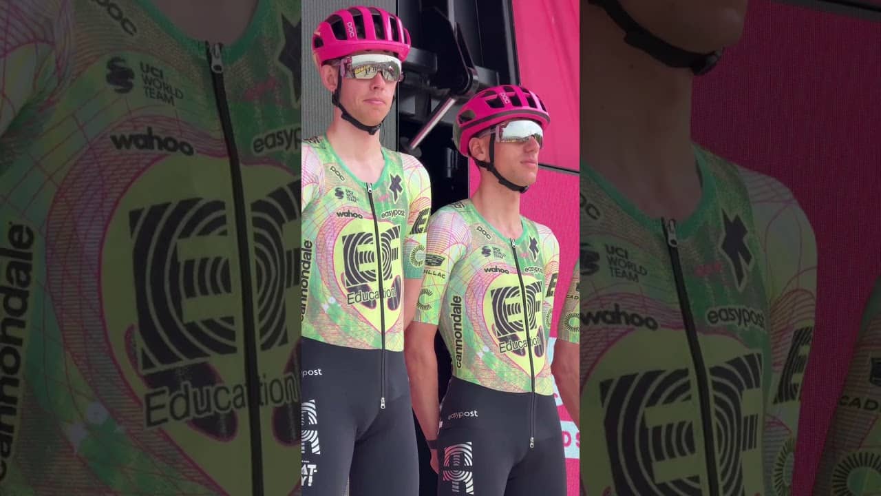 EF Education–EasyPost with a new kit for the Giro d’Italia 👀👽 How are we rating it: HOT or NOT? 🔥