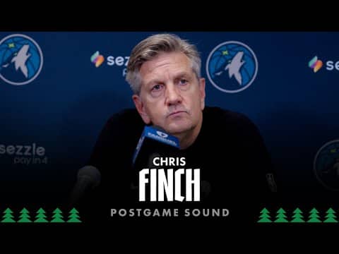 "We're Struggling Right Now To Find Our Rhythm." | Chris Finch Postgame Sound | 11.25.25