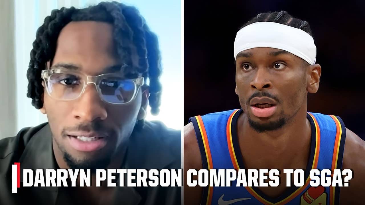 Darryn Peterson compares himself to Shai Gilgeous-Alexander 👀 'I'm unguardable' | SportsCenter