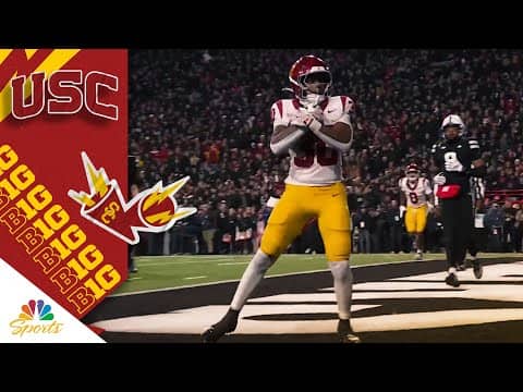 USC flea flicker helps set up King Miller touchdown against Nebraska | Big Ten on NBC