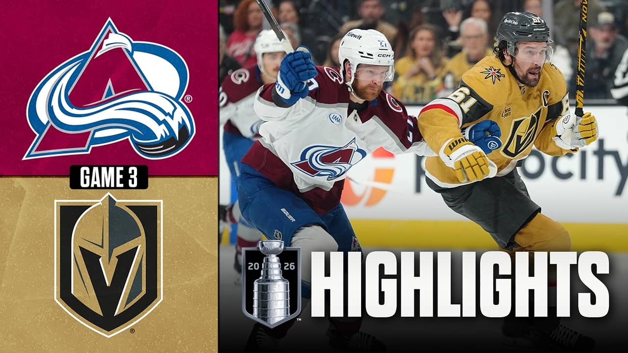 Golden Knights vs. Avalanche | NHL Playoff Highlights | Game 3 | May 24, 2026