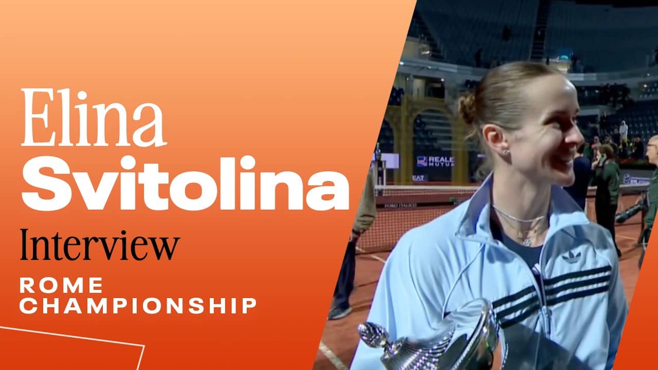 Elina Svitolina was "hungry" for her 20th WTA title | 2026 Rome