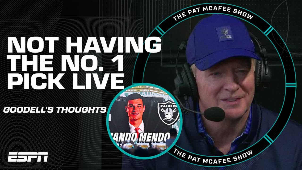 Roger Goodell respects Fernando Mendoza's choice to stay home for Round 1 🤝 | The Pat McAfee Show