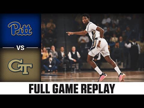 Pitt vs. Georgia Tech Full Game Replay | 2025-26 ACC Men's Basketball
