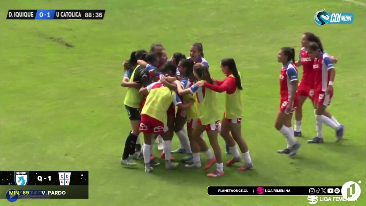 #GolesP11 D. Iquique 0-1 U. Católica Fecha 9 1ra Rueda Liga Femenina 17-05-2026