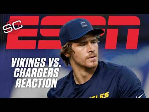 Vikings vs. Chargers Reaction ⚡ LA ‘bounced back to form’ – Damien Woody | SportsCenter