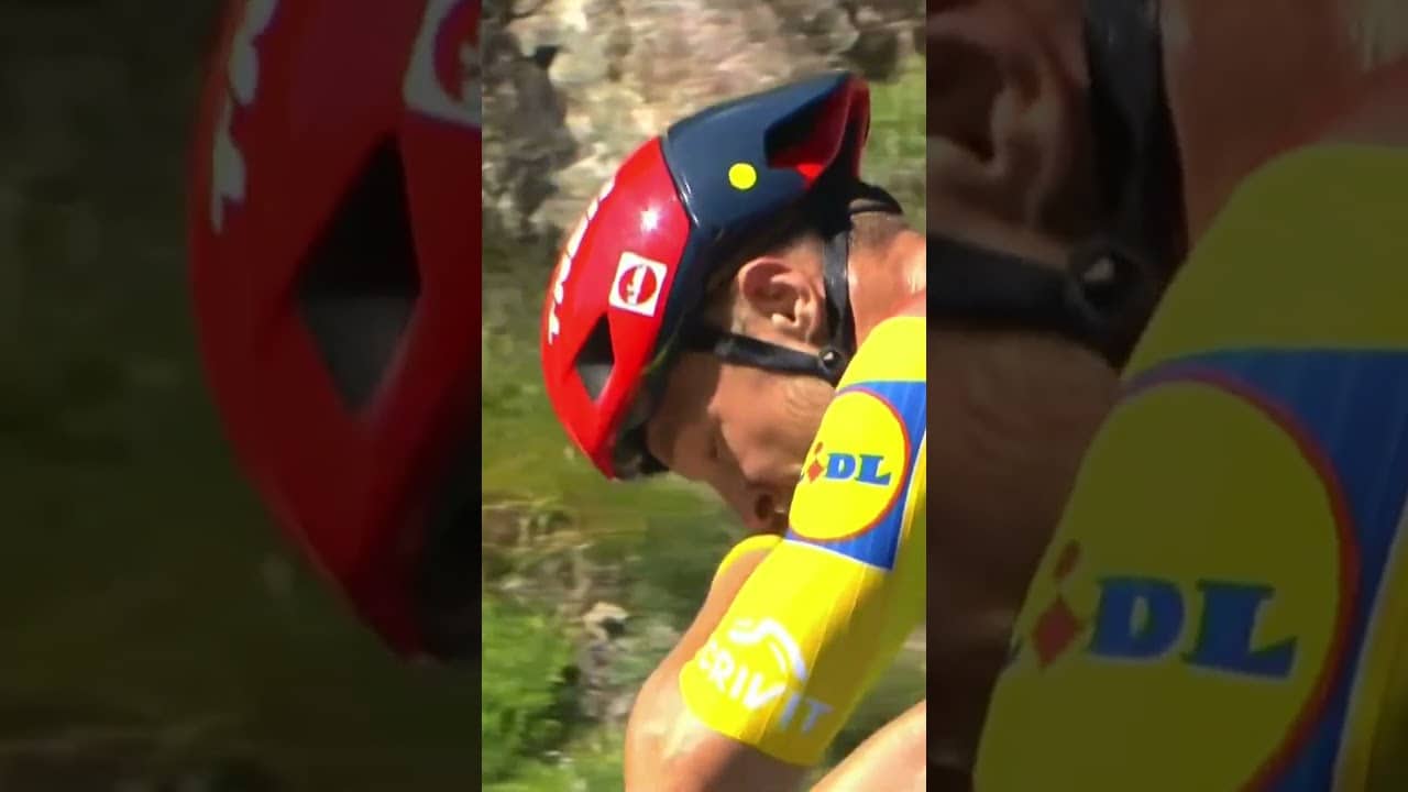 Jonathan Milan and Paul Magnier are dropped as the peloton takes an infernal pace up the Berton 🥵