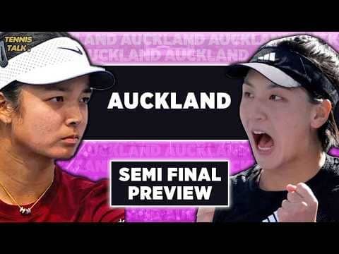 Eala vs Wang | WTA Auckland 2026 SF | Tennis Talk Preview & Prediction