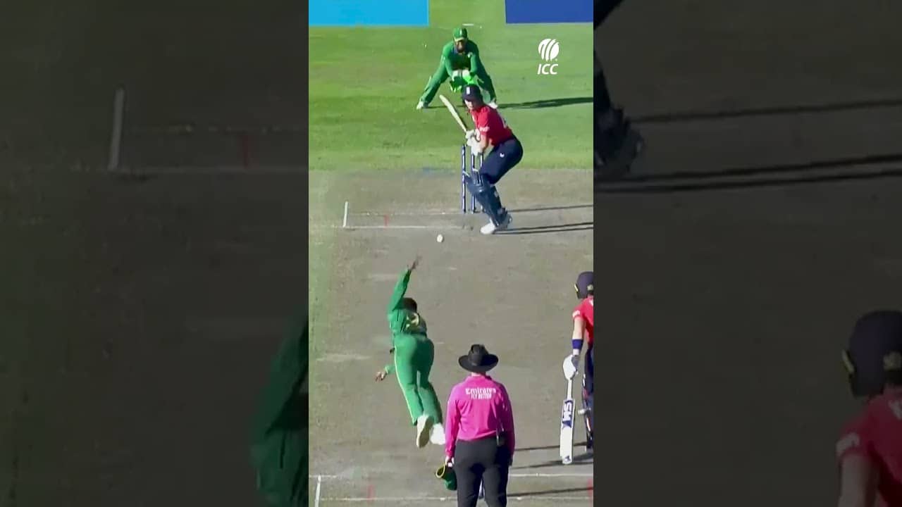Pace. Passion. Ayabonga Khaka 🔥 #T20WorldCup