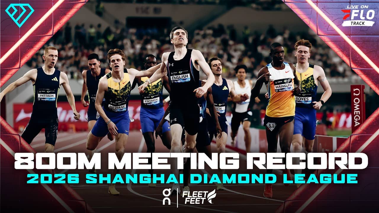 Monster Kick for Meeting Record in 800m | 2026 Shanghai Diamond League Race Videos