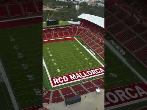 En el Estadi Mallorca Son Moix ya nos hemos puesto en modo NFL 🏈❤️🖤