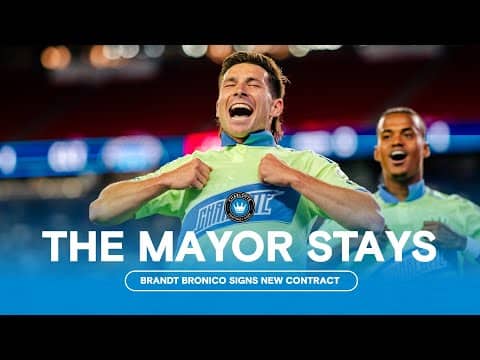 The Mayor Stays | Brandt Bronico Signs New Contract