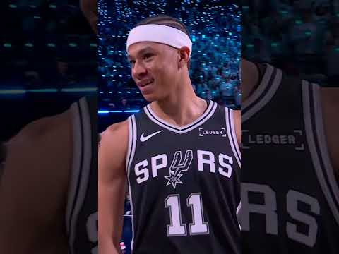 Between the legs was nasty 🔥  #spurs #nba #carterbryant #nbaallstar #dunkcontest