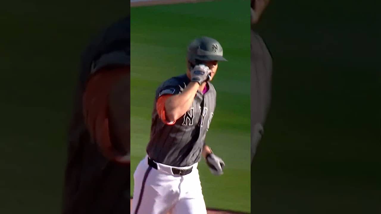 Jared Young with his first home run of the season 💣#mets #mlb #sports #highlights #baseball