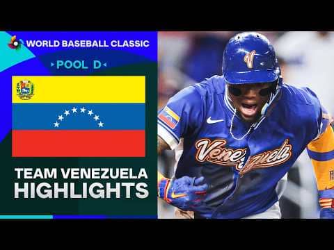Team Venezuela's TOP MOMENTS from World Baseball Classic Pool Play! 🇻🇪 (Ft. Acuña Jr., Arraez, more)