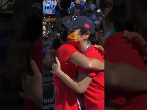 China’s Duo Wang Liuyi & Wang Qianyi Win Gold in Artistic Swimming!