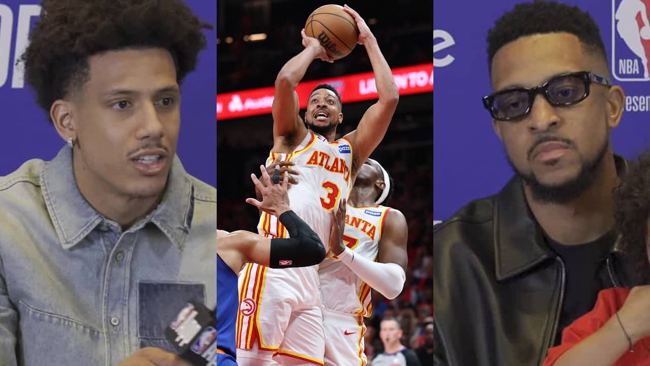 "We earned the right to be in these moments" CJ McCollum & Jalen Johnson Speak After Game 3 Win