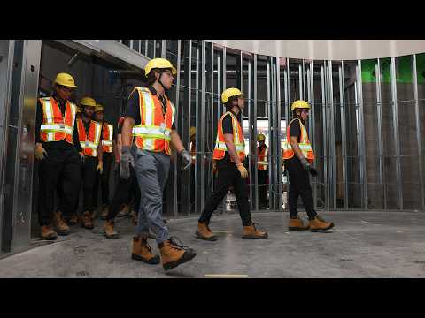 These future Flames got a close-up look at their new home at Scotia Place