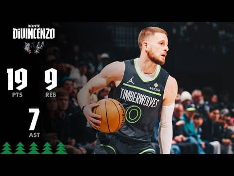 Donte DiVincenzo SPLASHES 19 Points Against Spurs | 01.11.26