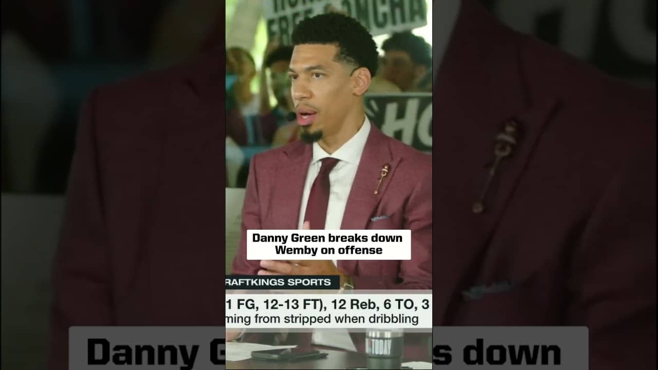 Danny Green points out Wemby's struggles in Game 1 🏀 🏆