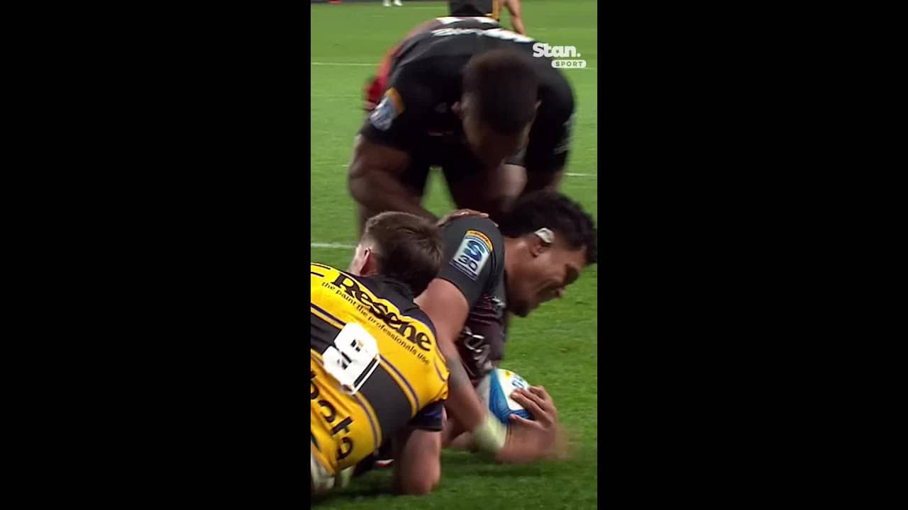 Try | Lio-Willie 35' | Crusaders vs Hurricanes
