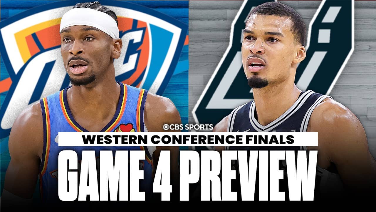 Western Conference Finals Game 4 Preview: Thunder vs Spurs | Predictions & Picks to Win ✅