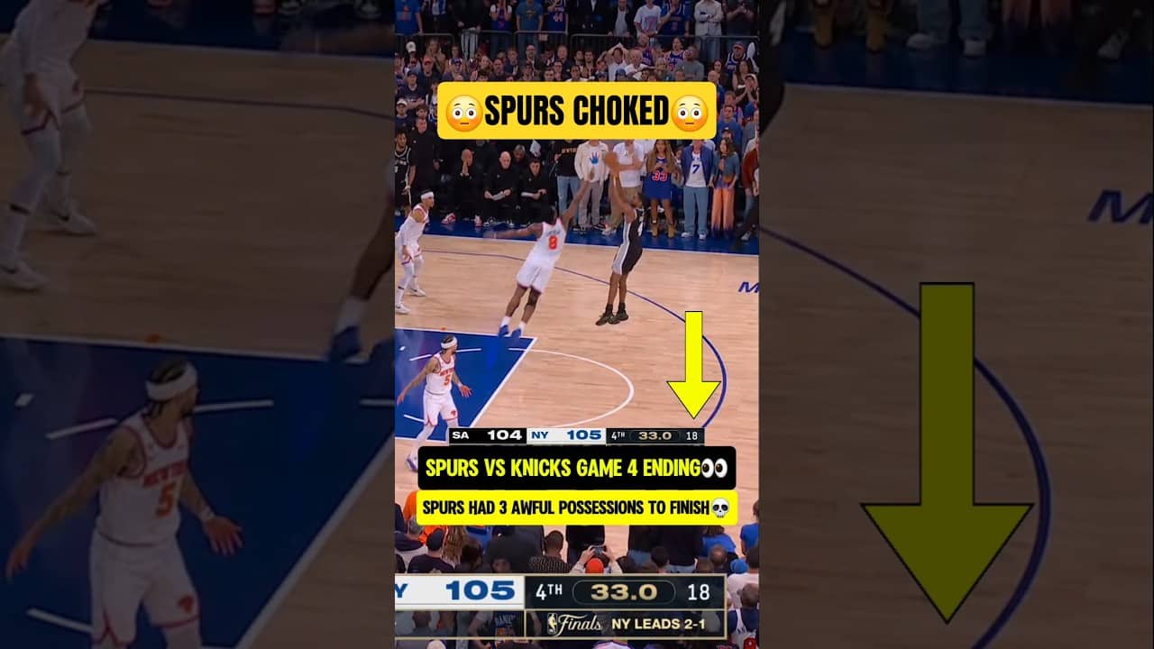 Spurs BIGGEST CHOKE in NBA HISTORY🤦‍♂️