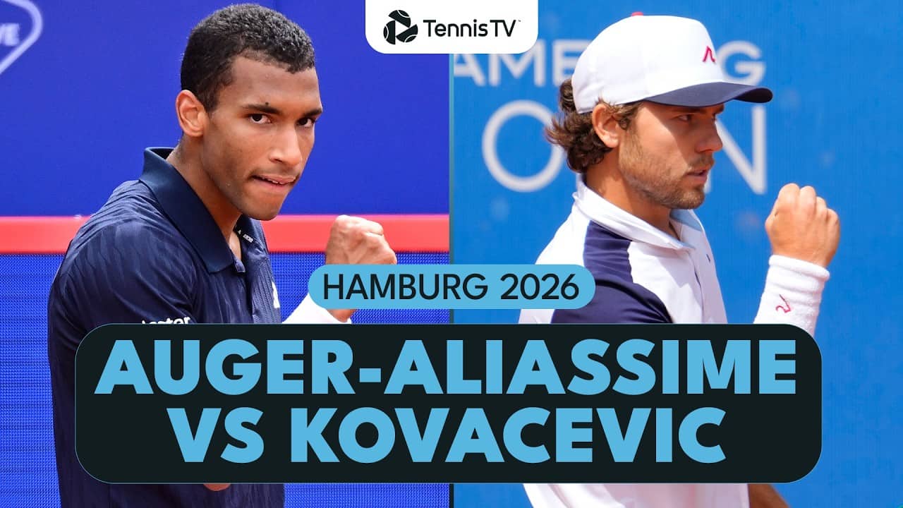 Felix Auger-Aliassime vs Aleksandar Kovacevic Entertaining Battle!| Hambrug 2026 Highlights