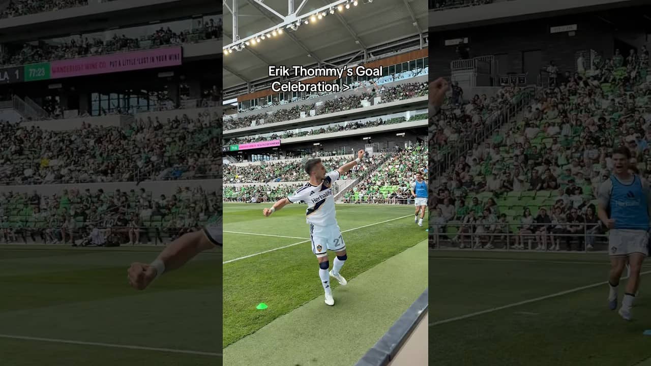 Erik Thommy SCORES in Austin 😤 #lagalaxy #mls