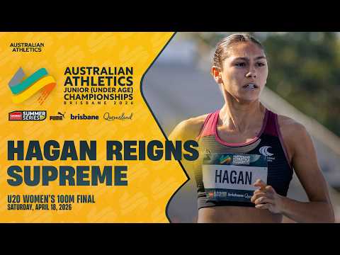 U20 Women's 100m Final | 2026 Australian Athletics Junior Championships