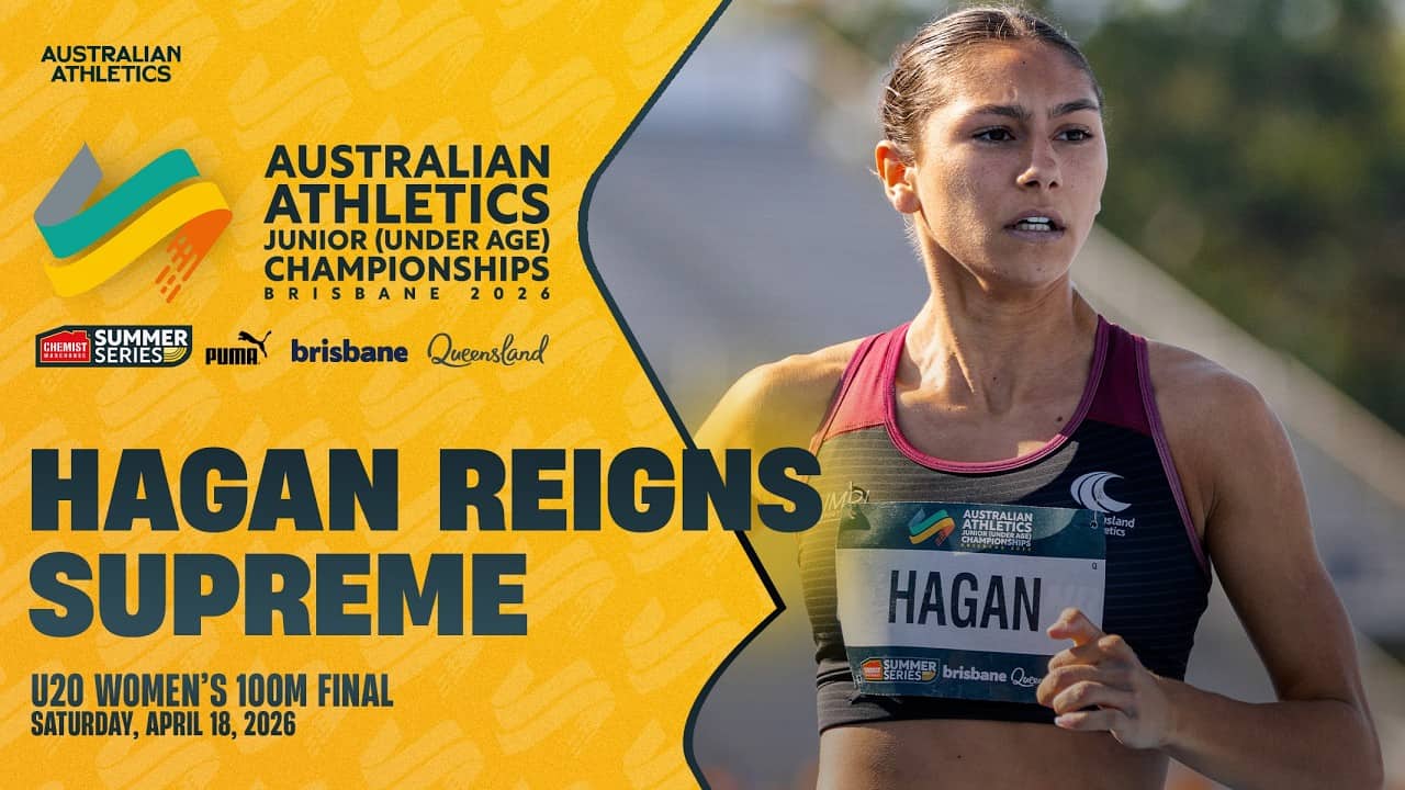 Zara Hagan gets her first U20 Australian title | 2026 Australian Athletics Junior Championships